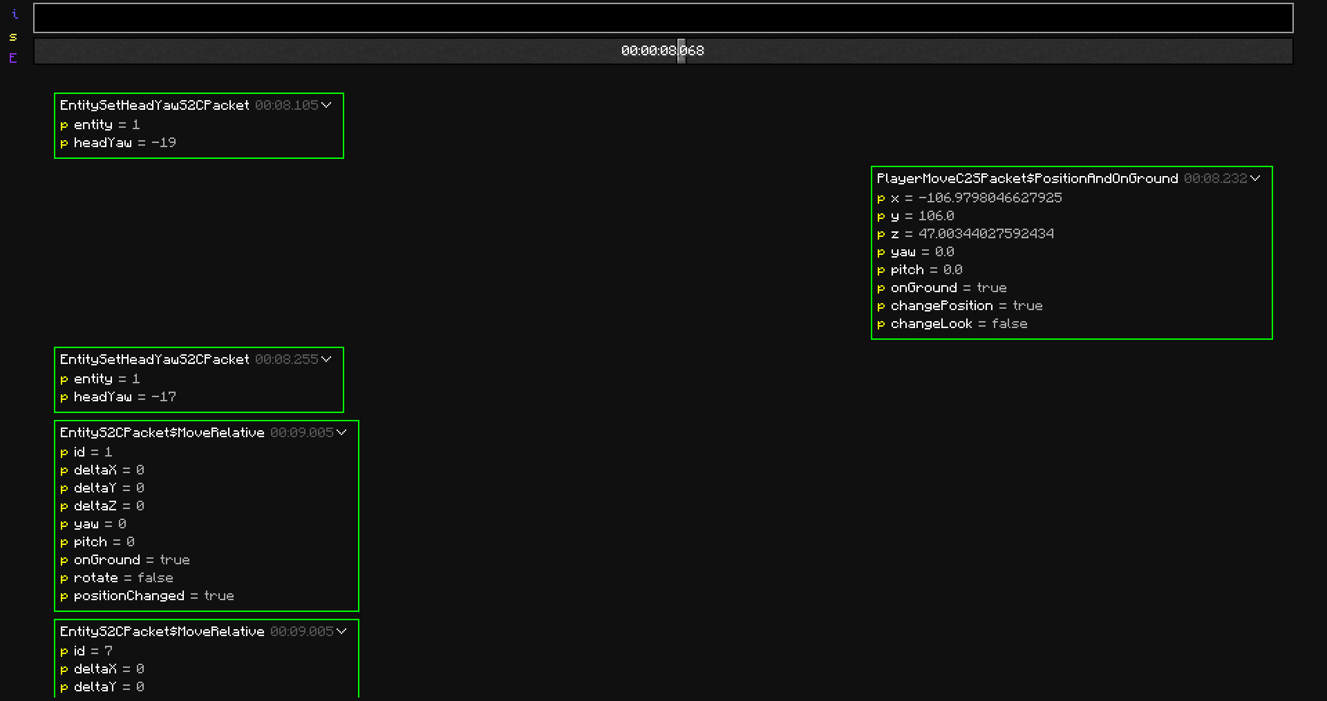 dump viewer at the halfway point