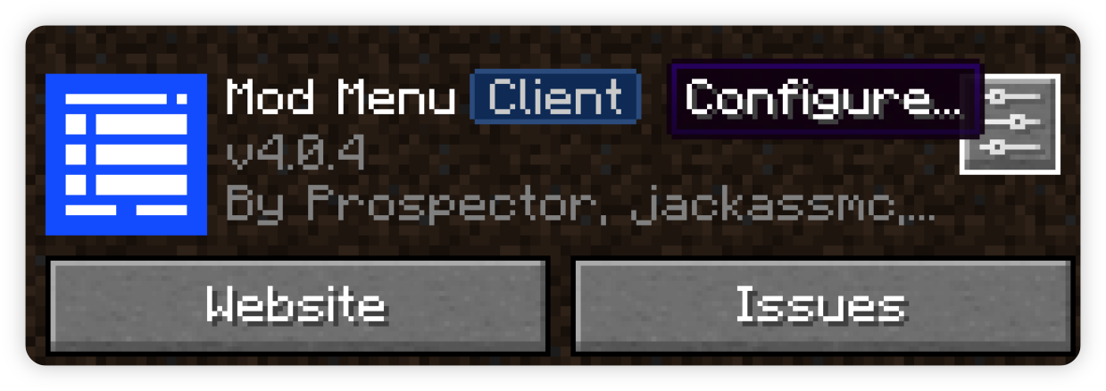 modmenu config example