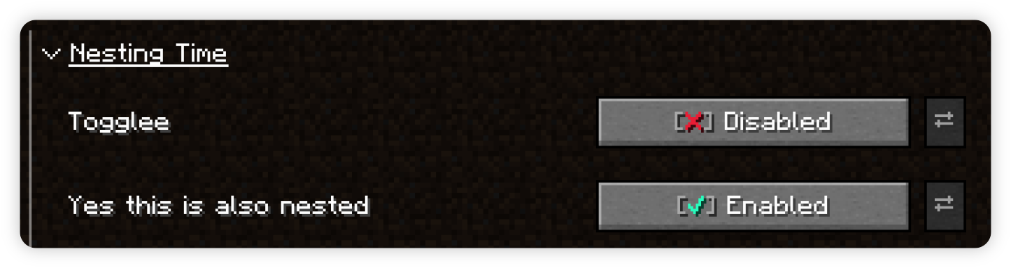 nested object example